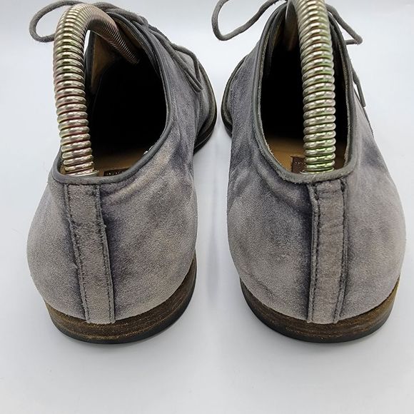 Cesare Paciotti Distressed Gray Suede Derby Size 9 main image 6